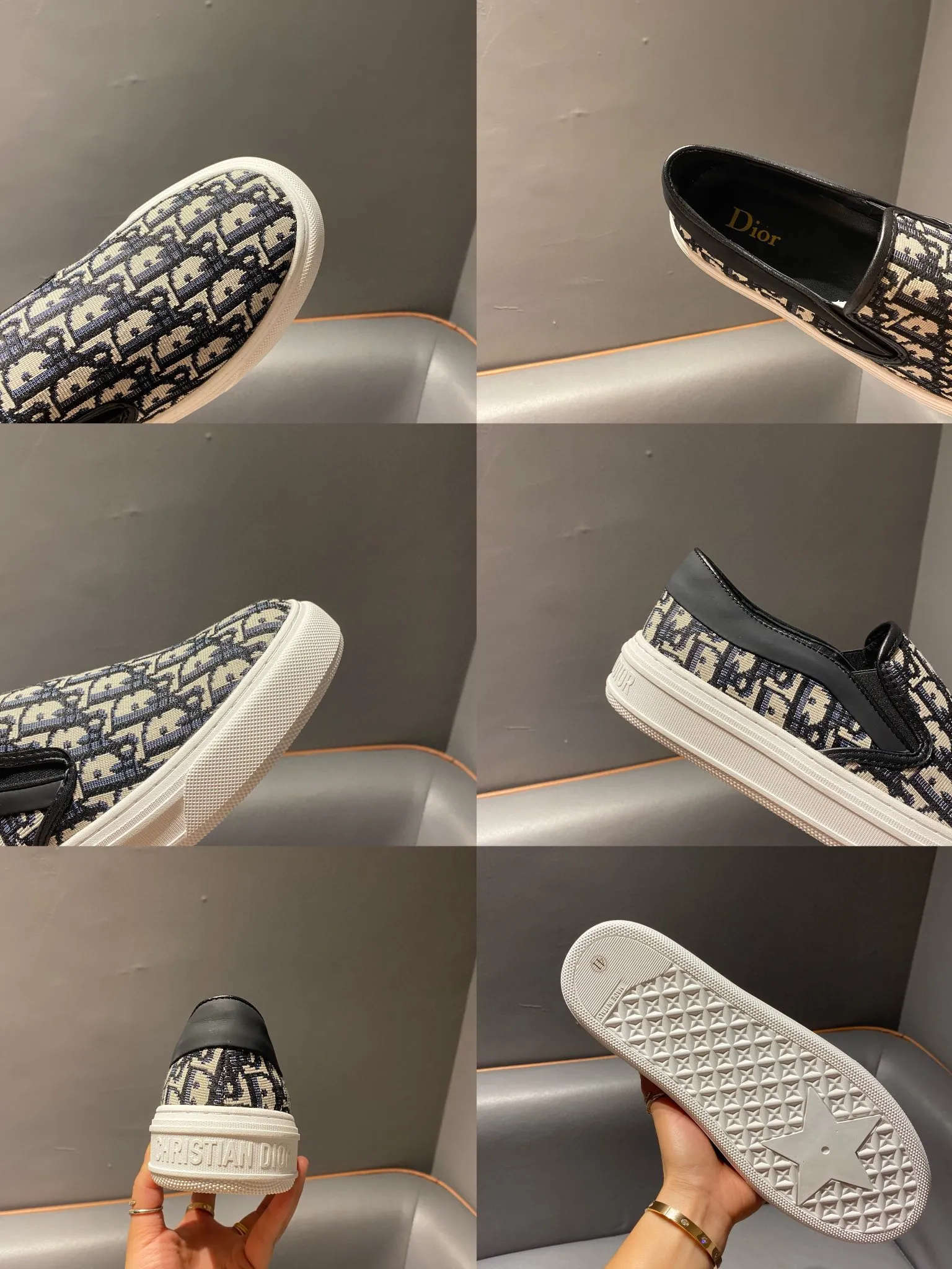 Factory price 340, Dior series casual shoes 👟🔥🕷🕷【Dior】Dior New casual men's shoes are launched in Hong Kong counters. Official website 1:1 production. Original Italian materials. Designed by European and American masters. Perfect shape to create counter quality, solid color rubber wear-resistant outsole and classic dazzling head! Super versatile and very comfortable. High-end without losing taste, fashionable and novel! ! Absolute focus! Code number: 38-45